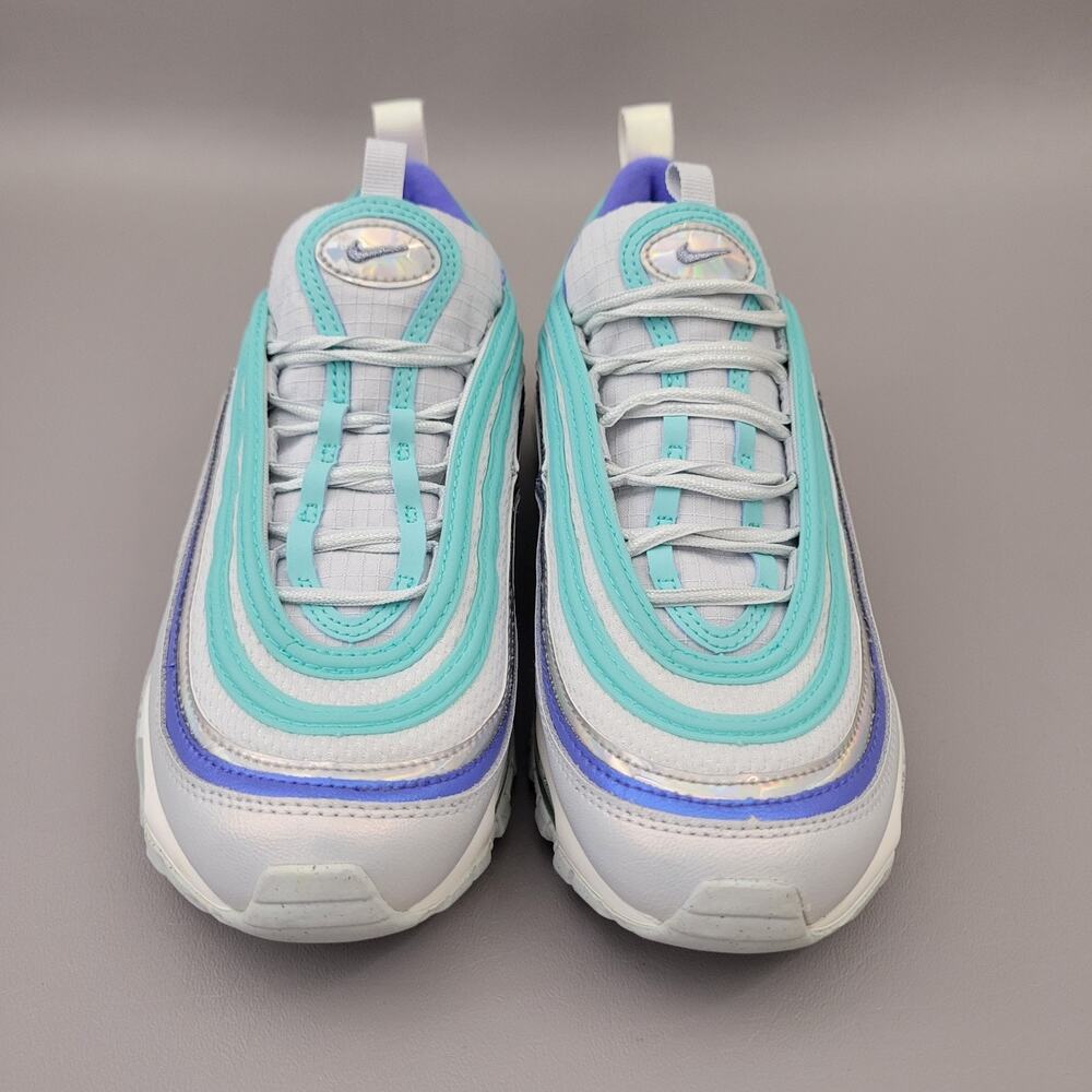 Nike Air Max 97 FP White Spruce Aura GS CT1965-400 Youth Size 5.5 - Picture 4 of 12